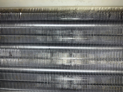 アルミフィン洗浄後,八戸 エアコン掃除